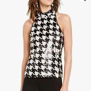 Inc glitterati sleeveless top